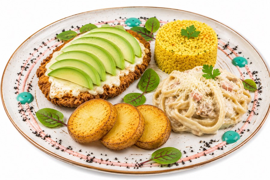 Pollo con guacamole