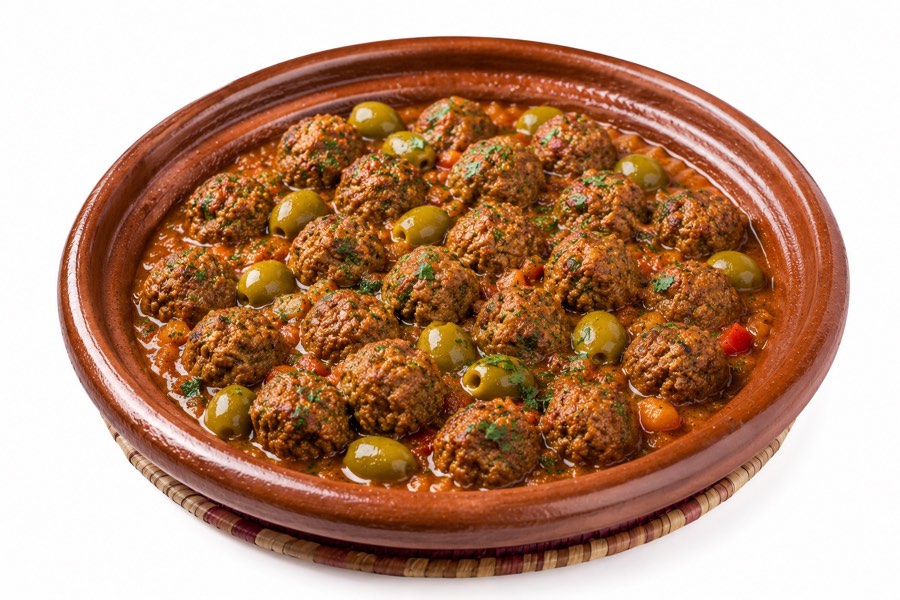 Tajine de carne picada