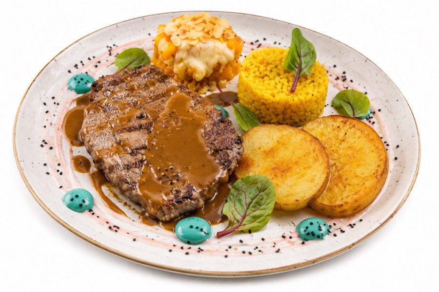 Lomo de ternera con salsa de café